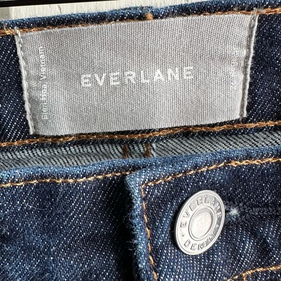 Everlane High Rise Skinny Jean Dark Wash - Picture 8 of 9